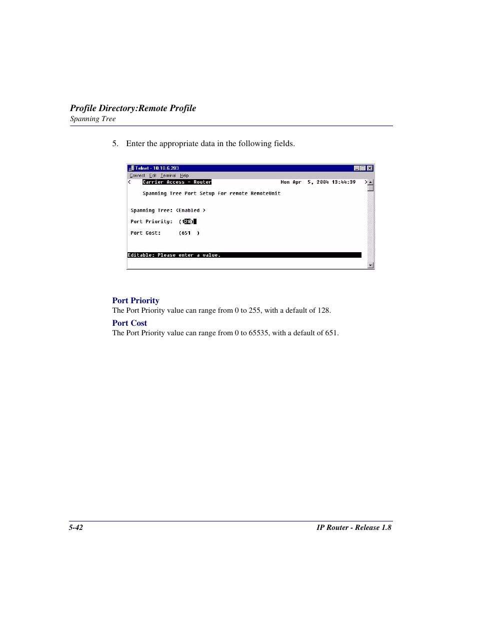 Carrier Access 770-0015 AM User Manual | Page 142 / 250