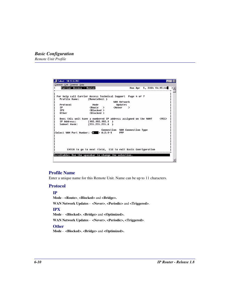 Carrier Access 770-0015 AM User Manual | Page 156 / 250