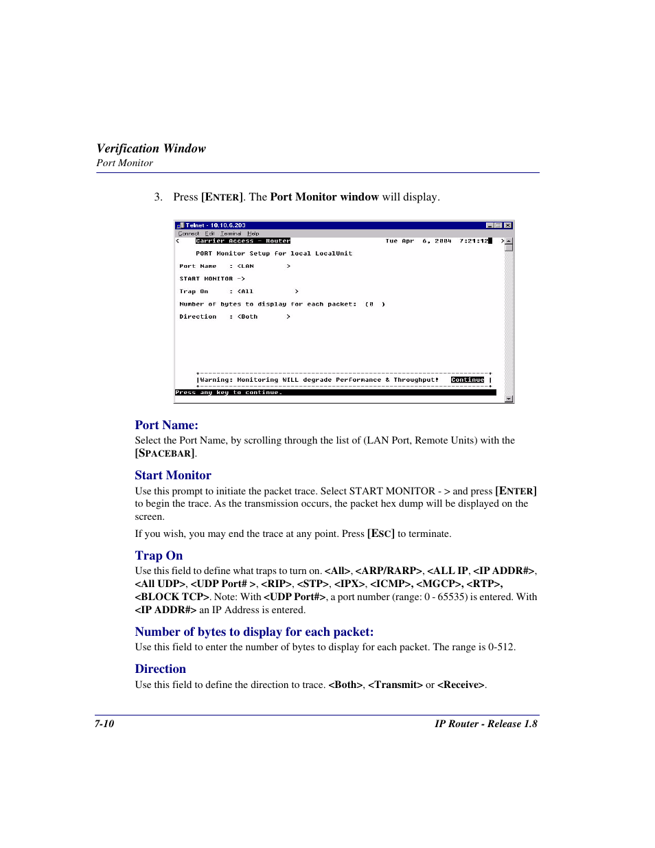 Carrier Access 770-0015 AM User Manual | Page 170 / 250