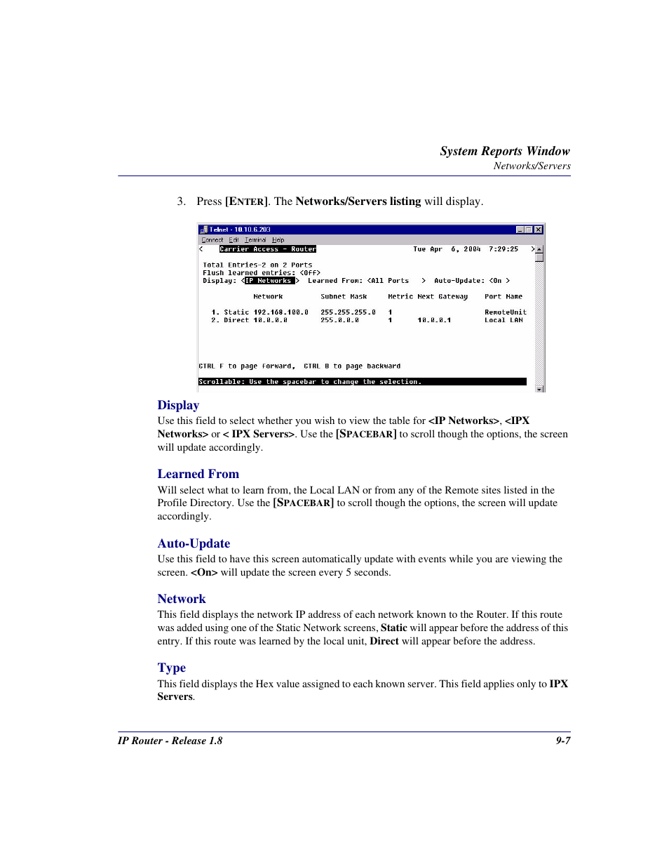 Carrier Access 770-0015 AM User Manual | Page 185 / 250