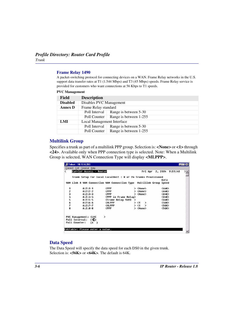 Carrier Access 770-0015 AM User Manual | Page 36 / 250