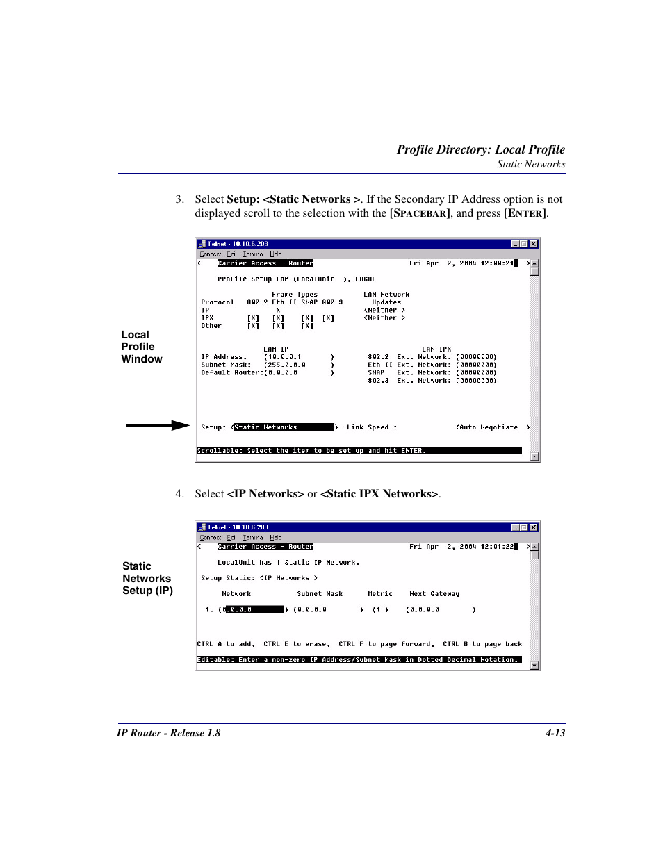 Carrier Access 770-0015 AM User Manual | Page 69 / 250