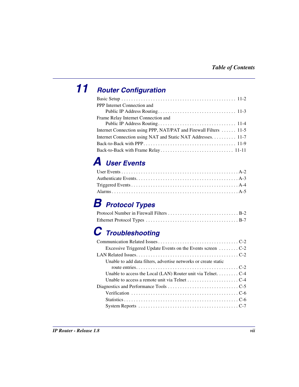 Carrier Access 770-0015 AM User Manual | Page 9 / 250