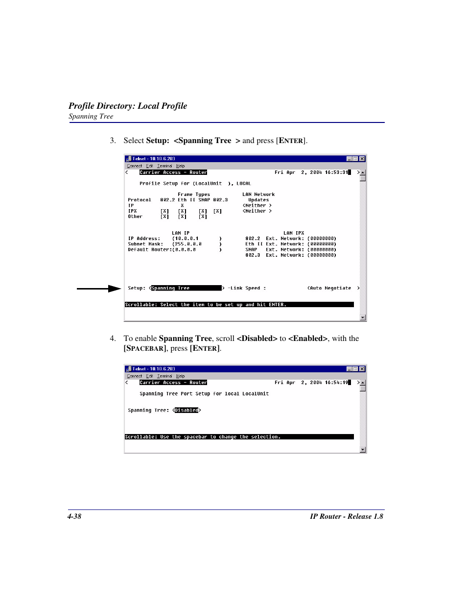 Carrier Access 770-0015 AM User Manual | Page 94 / 250