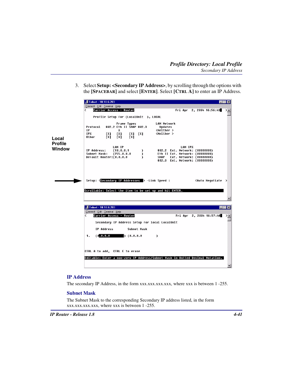 Carrier Access 770-0015 AM User Manual | Page 97 / 250