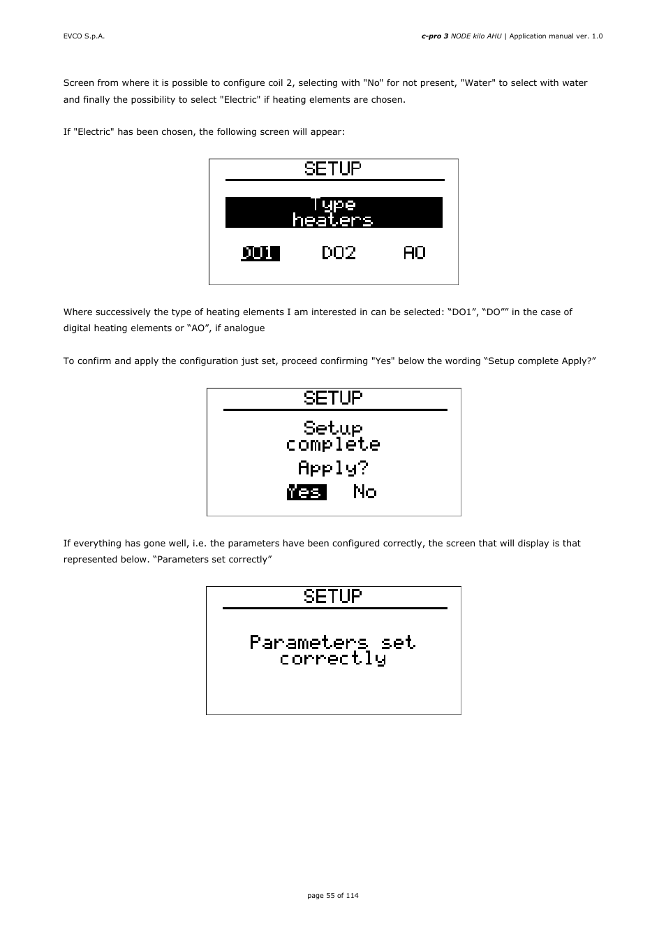 EVCO EPK4BHQ1AH Installer manual User Manual | Page 55 / 114