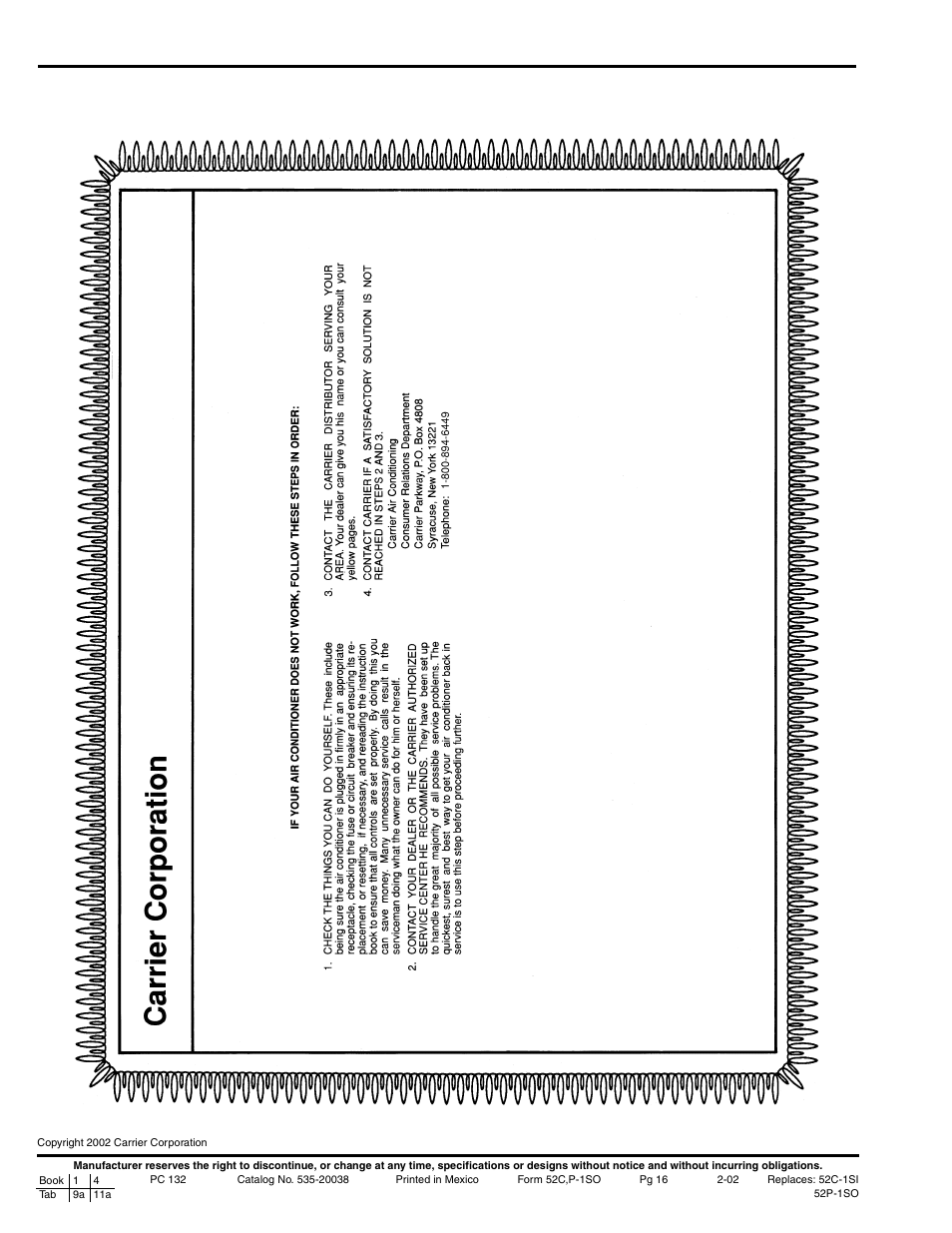 Carrier Access 52C User Manual | Page 16 / 16