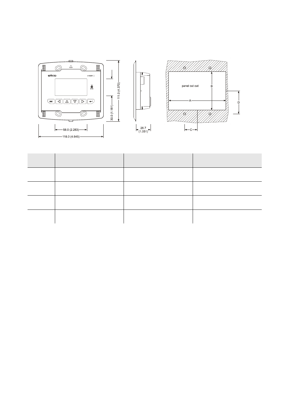 Size | EVCO EPH4EXP Hardware manual User Manual | Page 101 / 116