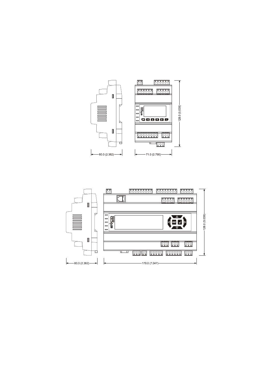 Size and installation, Size c-pro 3 mega and c-pro 3 mega | EVCO EPH4EXP Hardware manual User Manual | Page 14 / 116