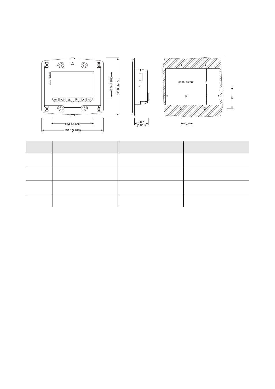Size | EVCO EPH4EXP Hardware manual User Manual | Page 99 / 116
