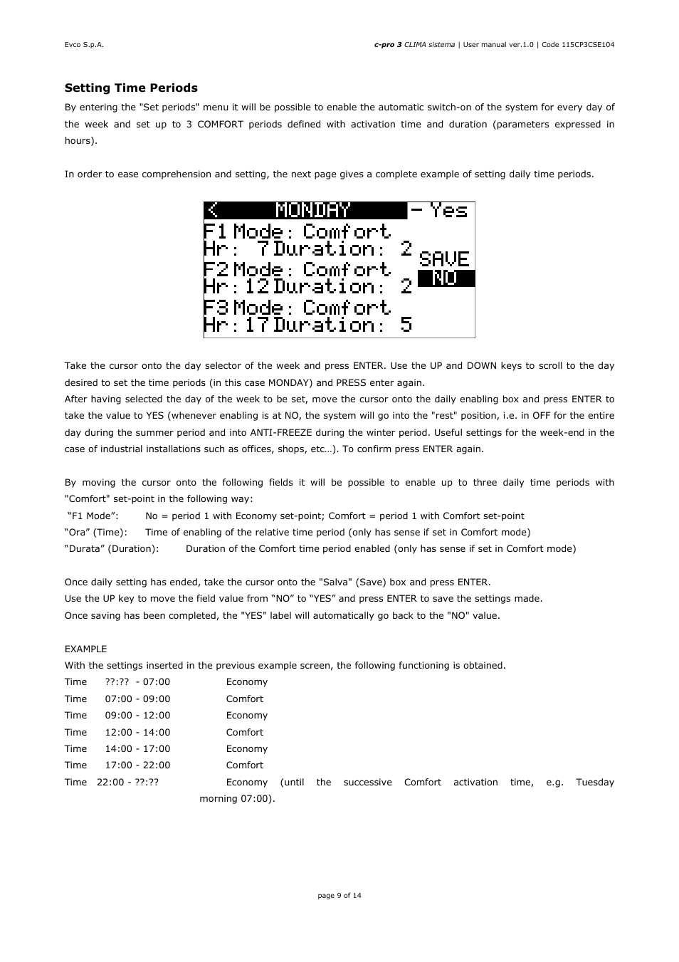 EVCO EPH4DXP1CT User manual User Manual | Page 9 / 14