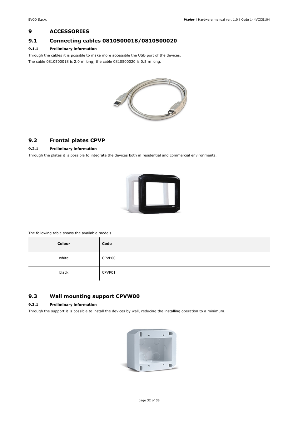 EVCO EPV4CBR Hardware manual User Manual | Page 32 / 38