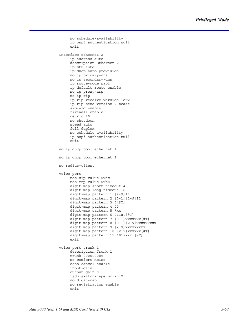 Carrier Access Adit 3000 Series and Multi-Service Router (MSR) Card none User Manual | Page 115 / 496
