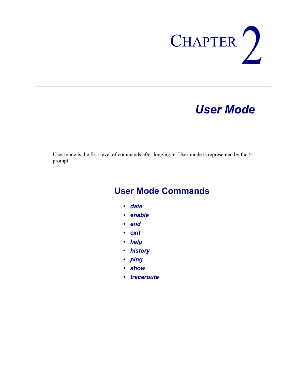 2–user mode, User mode | Carrier Access Adit 3000 Series and Multi-Service Router (MSR) Card none User Manual | Page 25 / 496