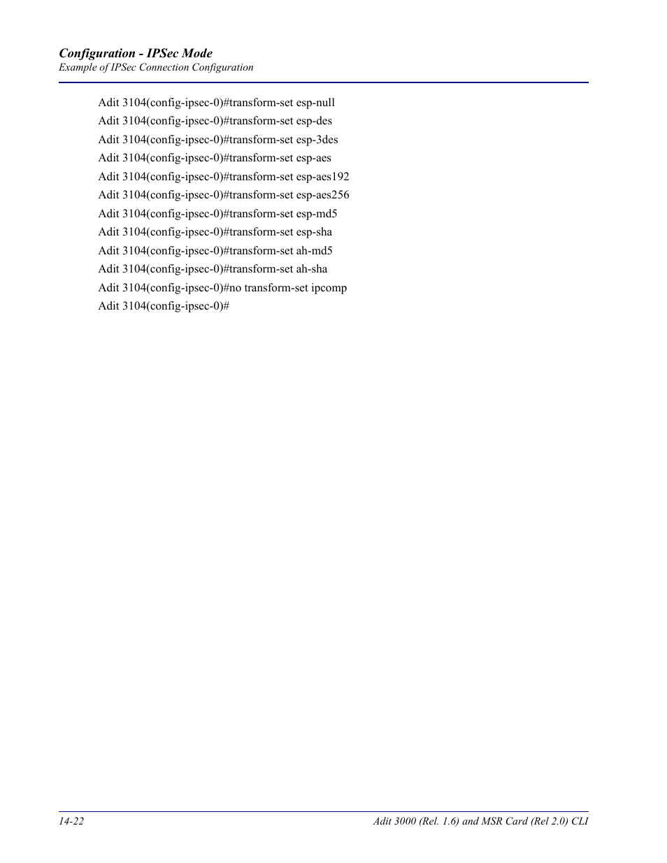 Carrier Access Adit 3000 Series and Multi-Service Router (MSR) Card none User Manual | Page 342 / 496
