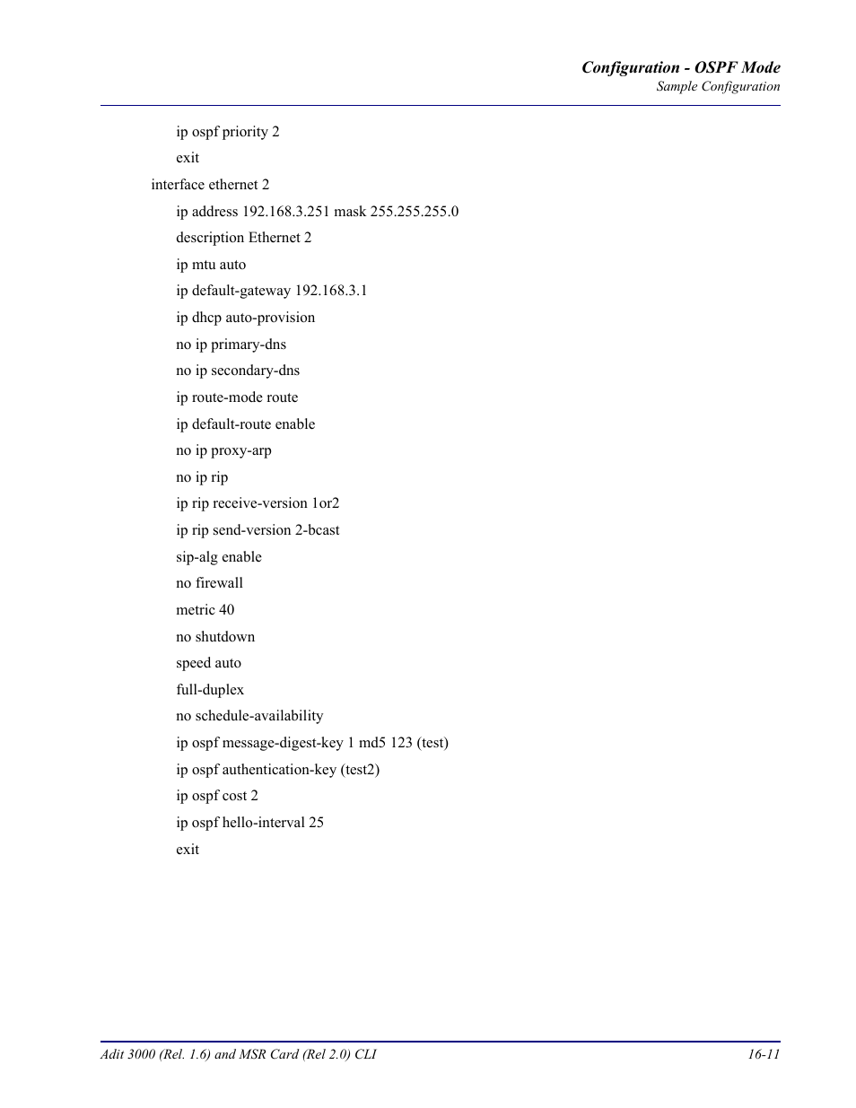 Carrier Access Adit 3000 Series and Multi-Service Router (MSR) Card none User Manual | Page 377 / 496