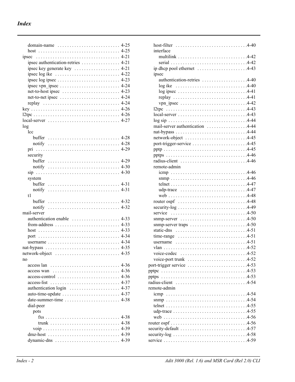 Carrier Access Adit 3000 Series and Multi-Service Router (MSR) Card none User Manual | Page 482 / 496