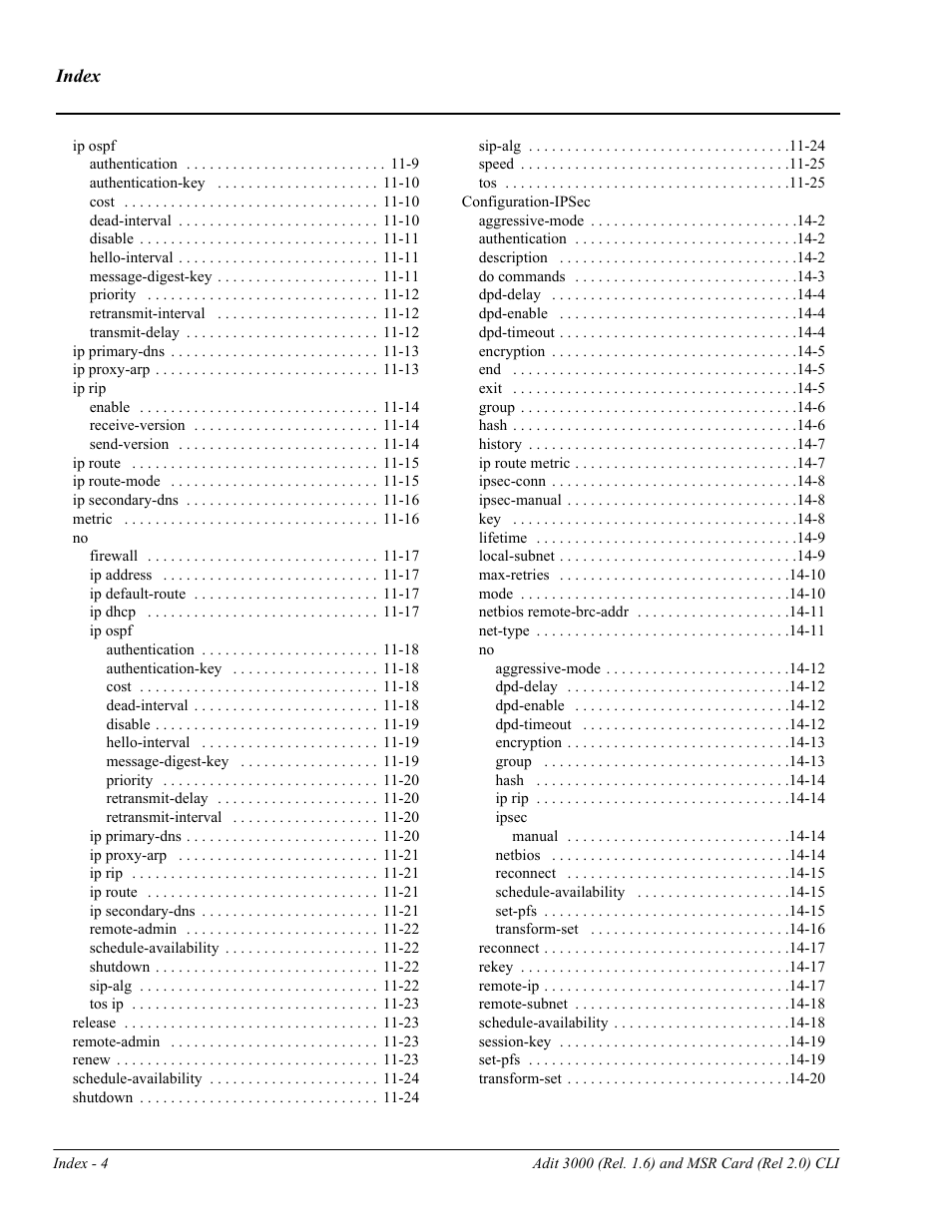 Carrier Access Adit 3000 Series and Multi-Service Router (MSR) Card none User Manual | Page 484 / 496