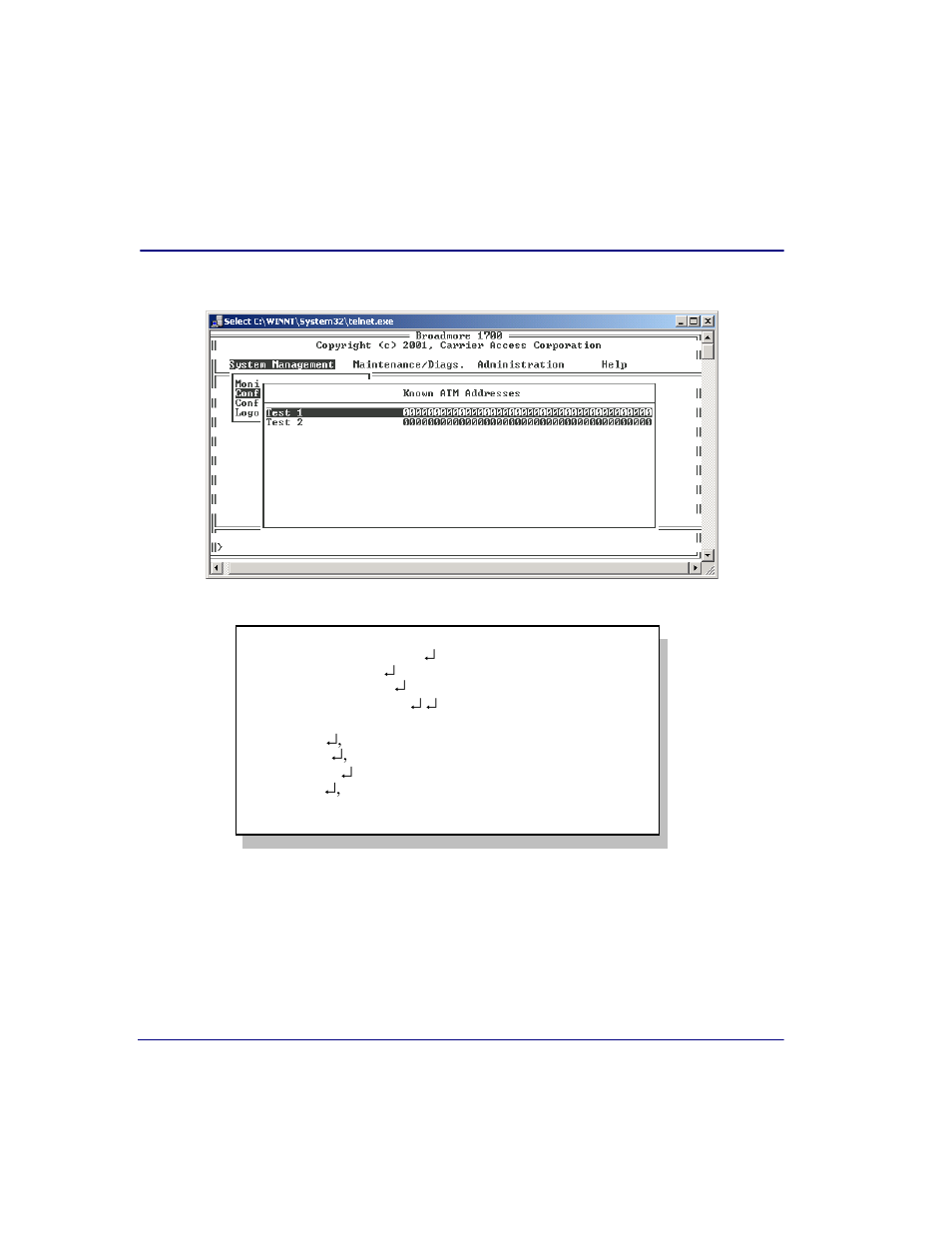 Carrier Access Broadmore 1750 User Manual | Page 126 / 420