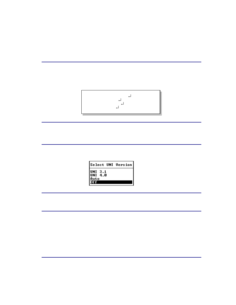 Uni version, Uni version -19, Caution | Carrier Access Broadmore 1750 User Manual | Page 133 / 420