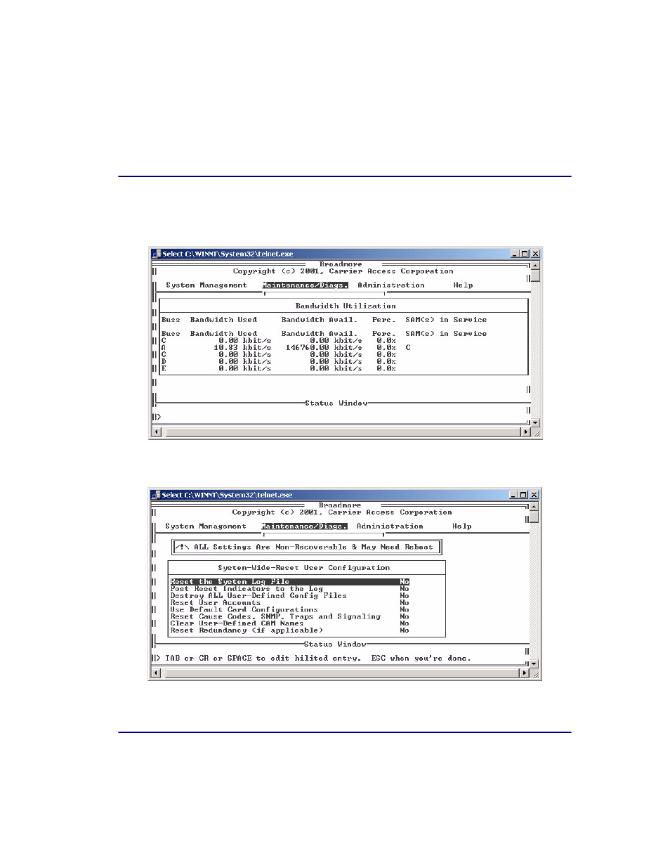 Carrier Access Broadmore 1750 User Manual | Page 229 / 420