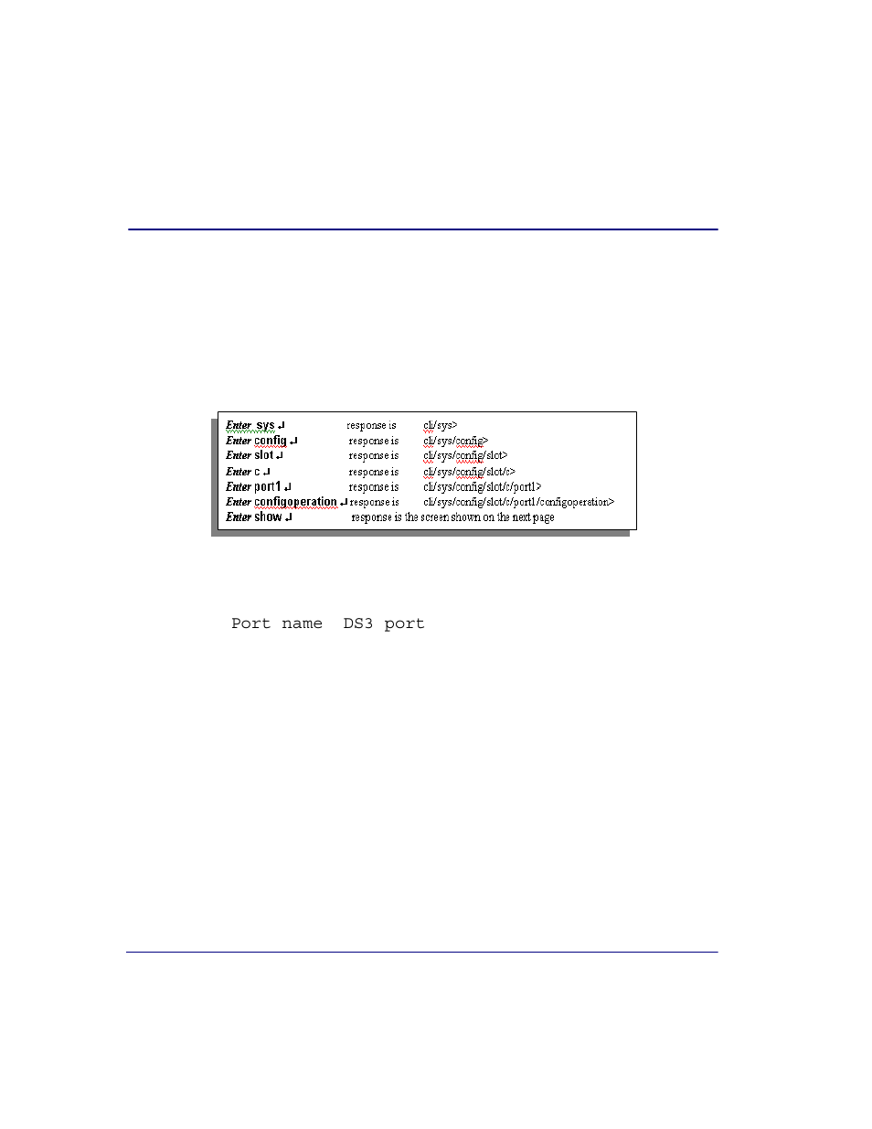 Port configuration, Port configuration -6 | Carrier Access Broadmore 1750 User Manual | Page 240 / 420