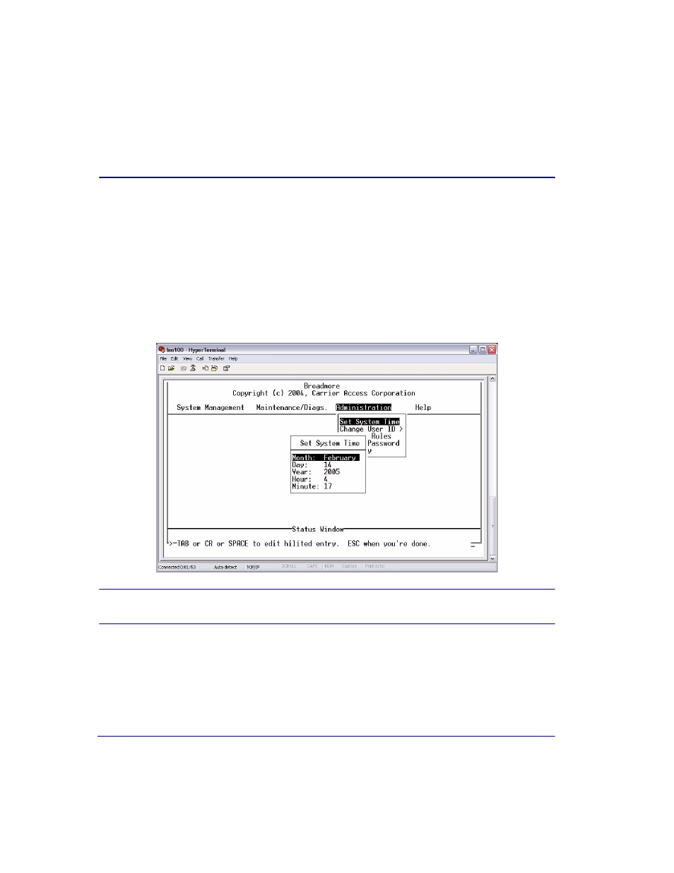 System clock, System clock -14 | Carrier Access Broadmore 1750 User Manual | Page 280 / 420