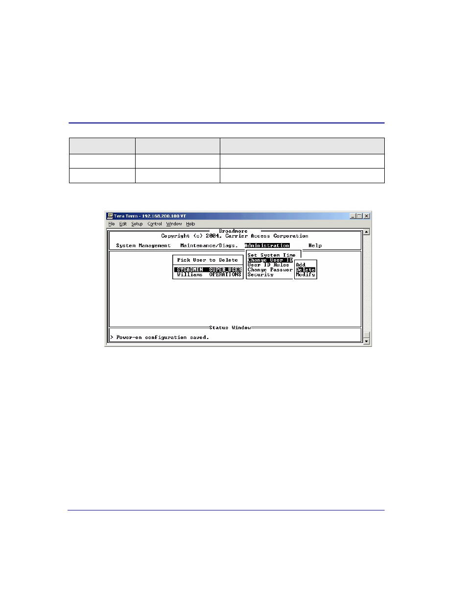 Carrier Access Broadmore 1750 User Manual | Page 294 / 420