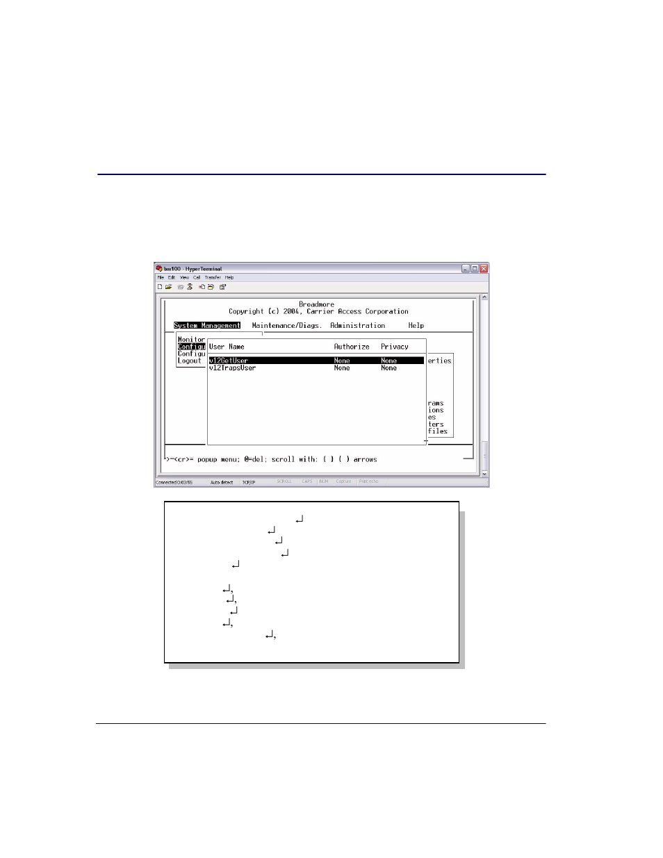 Users, Users -8 | Carrier Access Broadmore 1750 User Manual | Page 326 / 420
