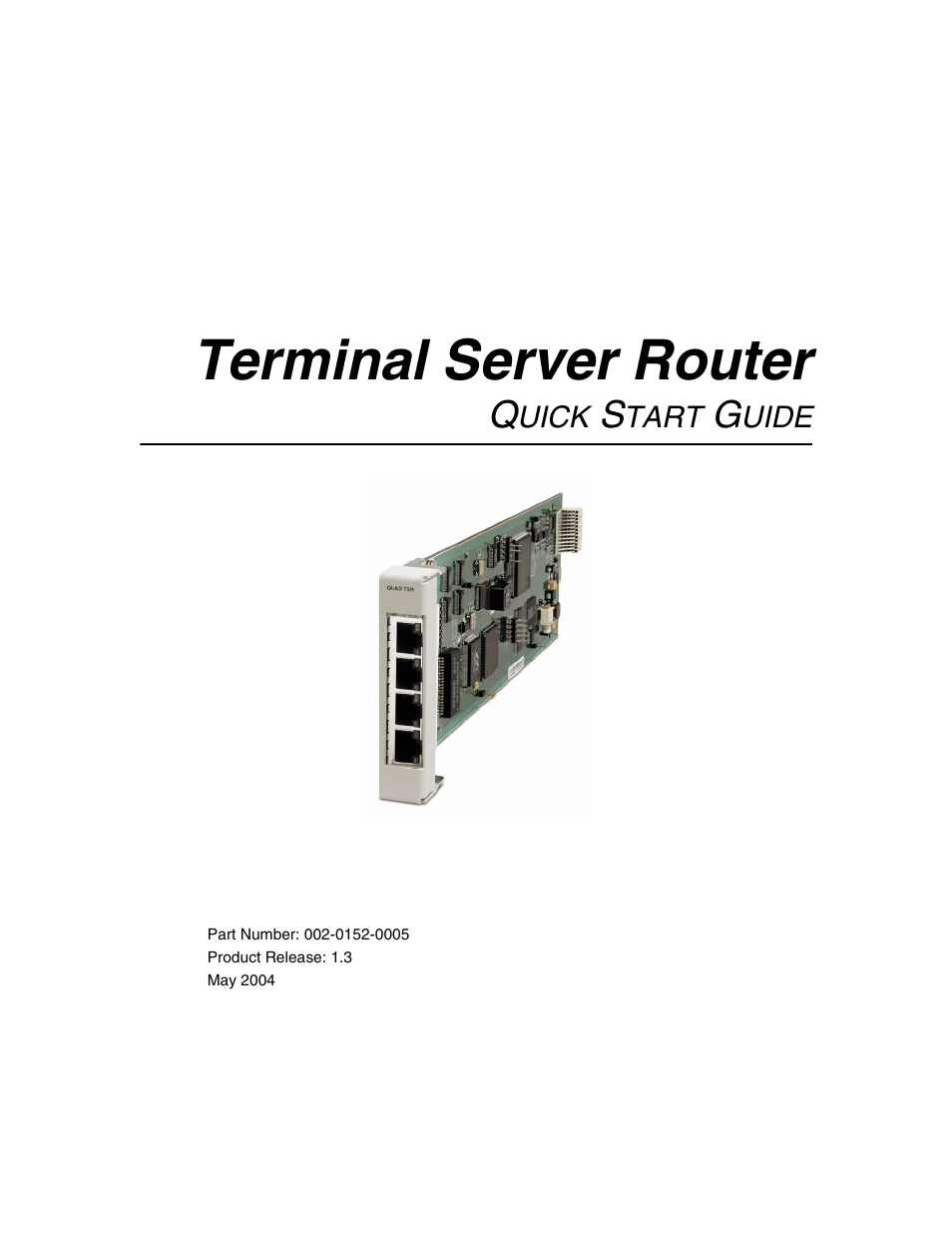 Carrier Access Terminal Server Router User Manual | 16 pages