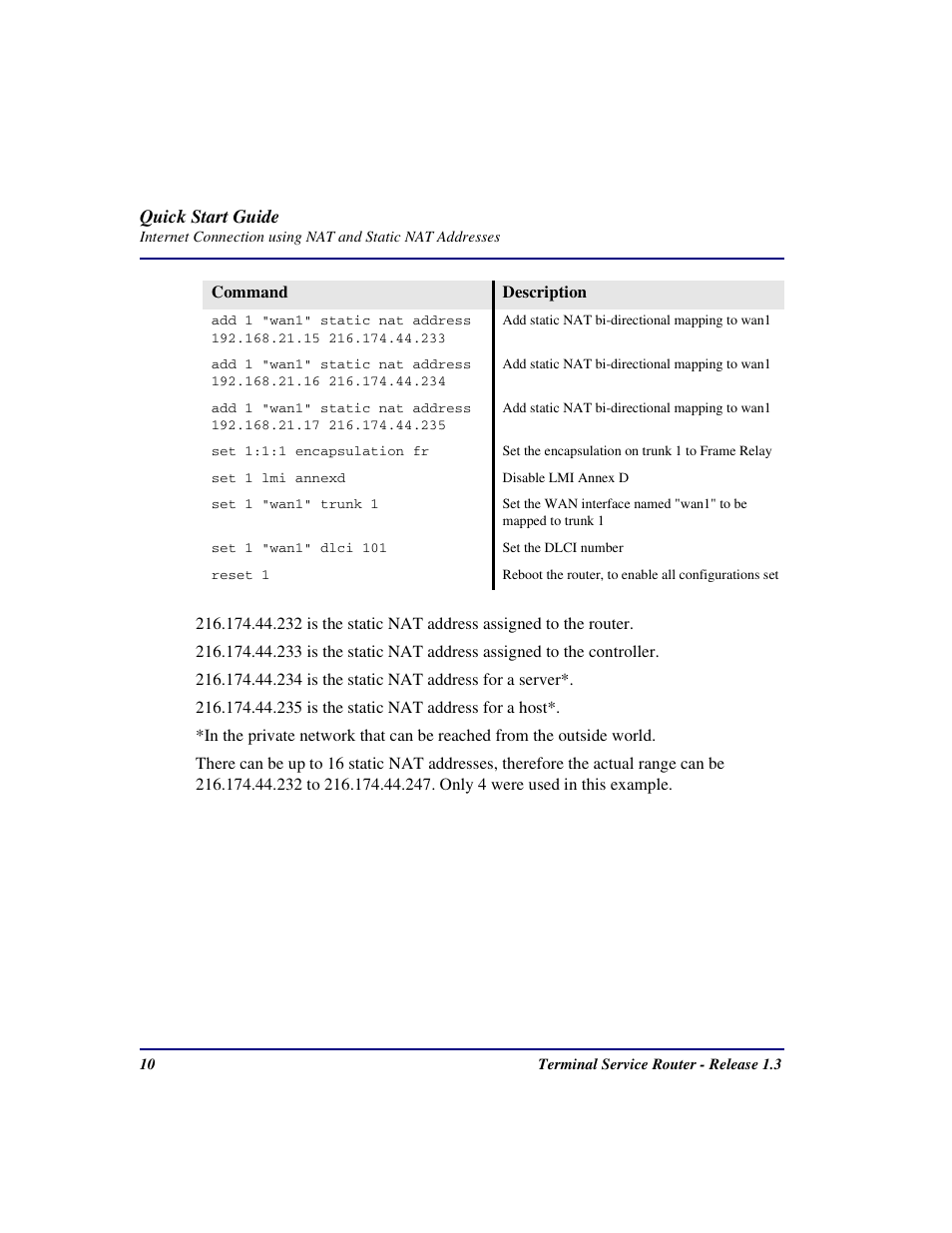 Carrier Access Terminal Server Router User Manual | Page 10 / 16