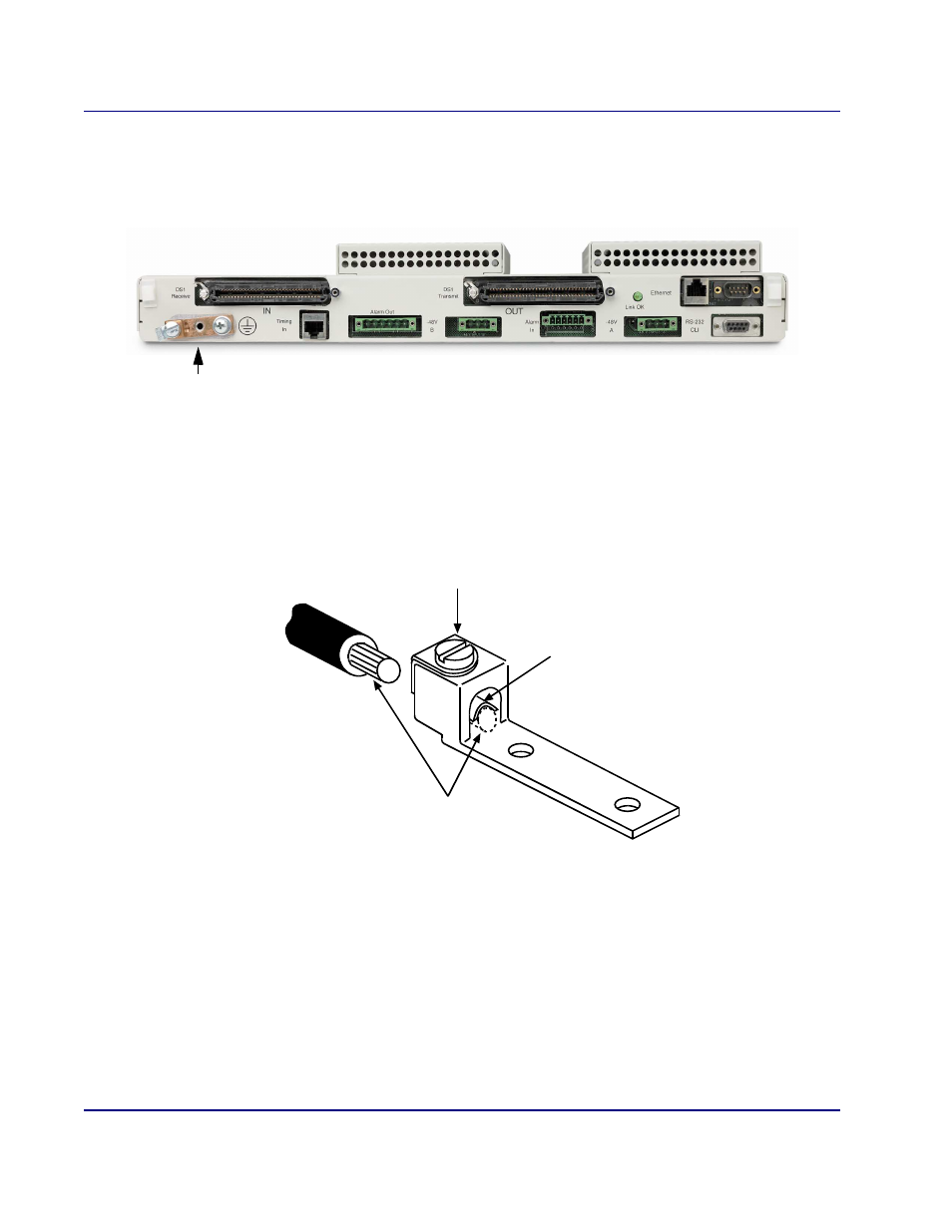 Run ground wire to access navigator, Connect ground wire to ground lug | Carrier Access Access Navigator User Manual | Page 110 / 704