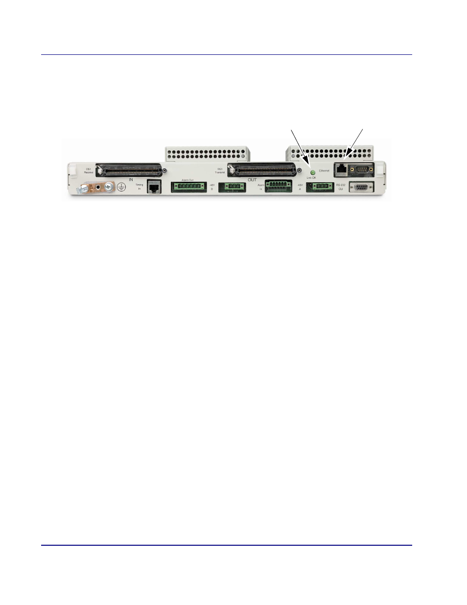 Connect ethernet cable to access navigator, Connect ethernet cable to ethernet hub | Carrier Access Access Navigator User Manual | Page 128 / 704