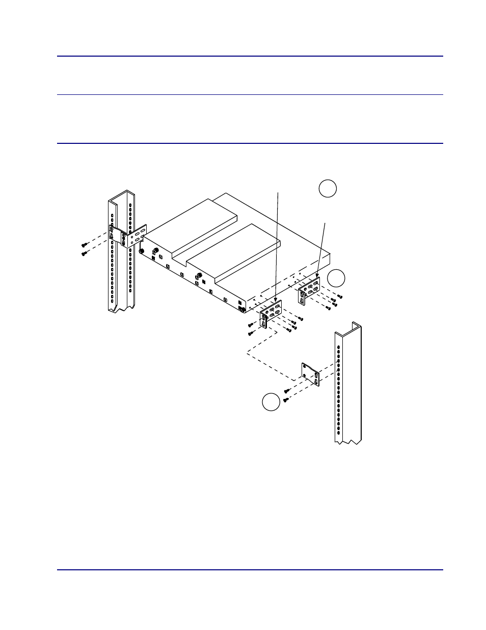 Attach access navigator to equipment rack, Attach access navigator to equipment rack -9, Figure 5-5) | Caution | Carrier Access Access Navigator User Manual | Page 91 / 704