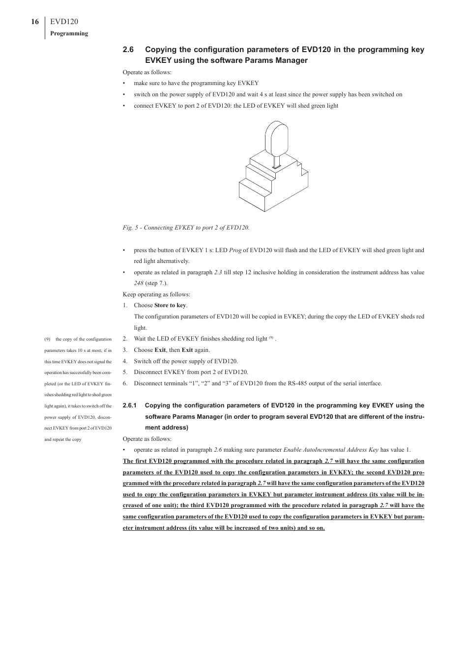 EVCO EVD120 User Manual | Page 16 / 36