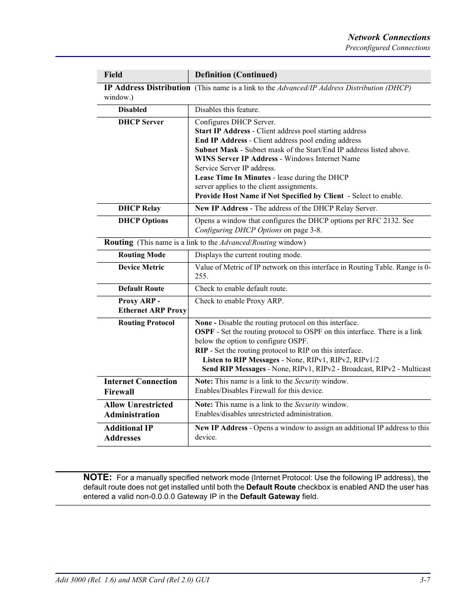 Carrier Access Multi-Service Router (MSR) Card MSR/Adit 3K GUI User Manual | Page 117 / 262