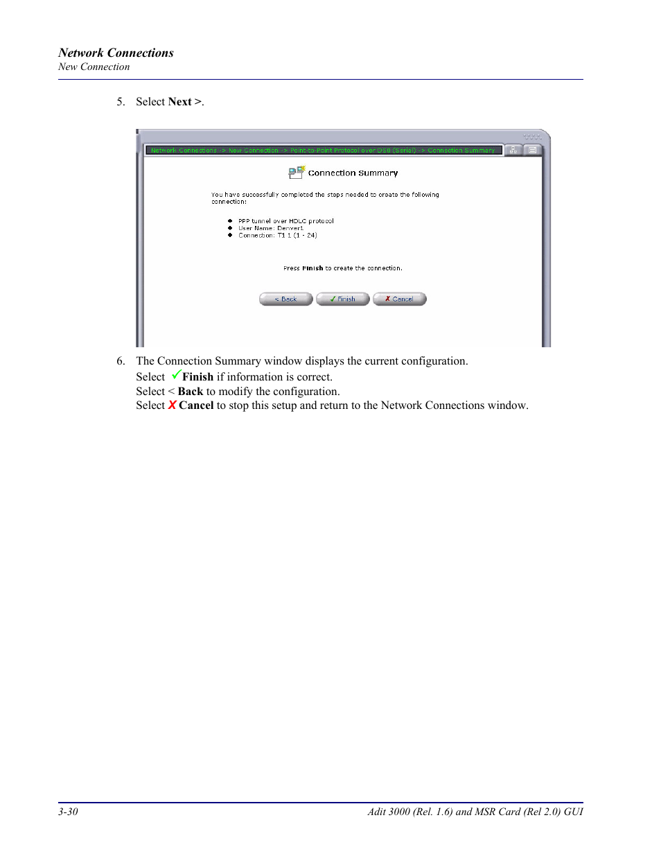 Carrier Access Multi-Service Router (MSR) Card MSR/Adit 3K GUI User Manual | Page 140 / 262