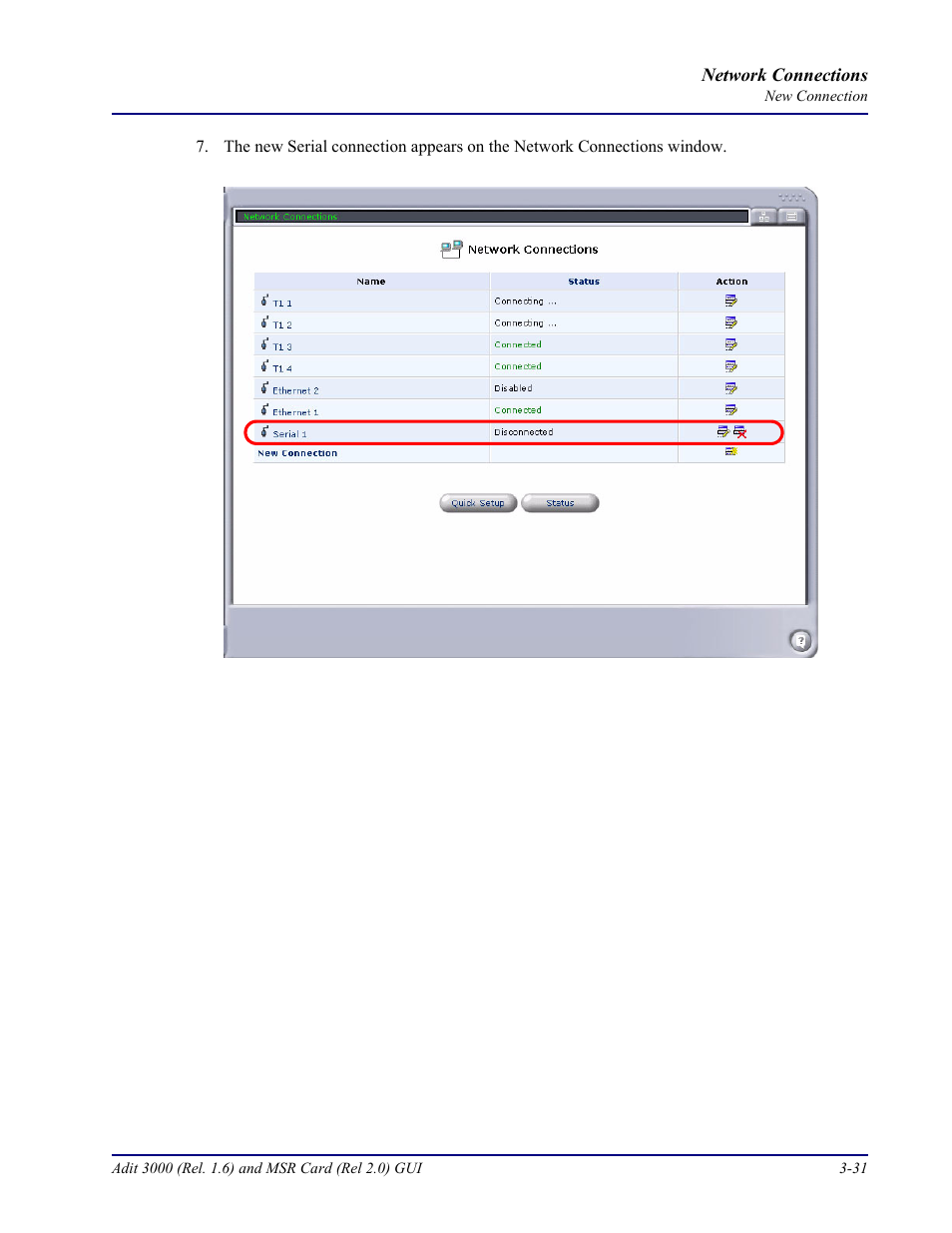 Carrier Access Multi-Service Router (MSR) Card MSR/Adit 3K GUI User Manual | Page 141 / 262