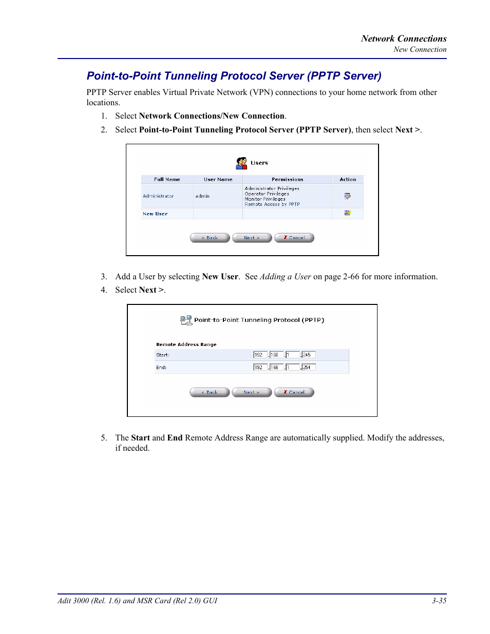 Carrier Access Multi-Service Router (MSR) Card MSR/Adit 3K GUI User Manual | Page 145 / 262
