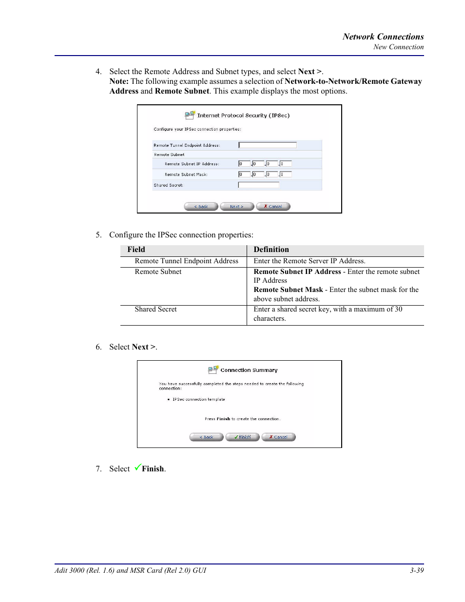 Carrier Access Multi-Service Router (MSR) Card MSR/Adit 3K GUI User Manual | Page 149 / 262