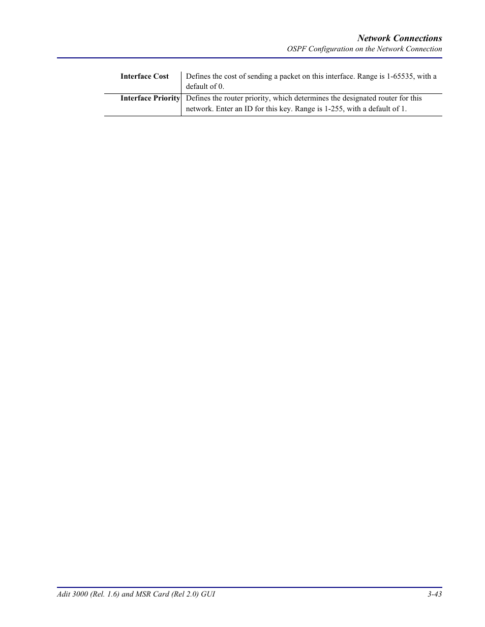 Carrier Access Multi-Service Router (MSR) Card MSR/Adit 3K GUI User Manual | Page 153 / 262