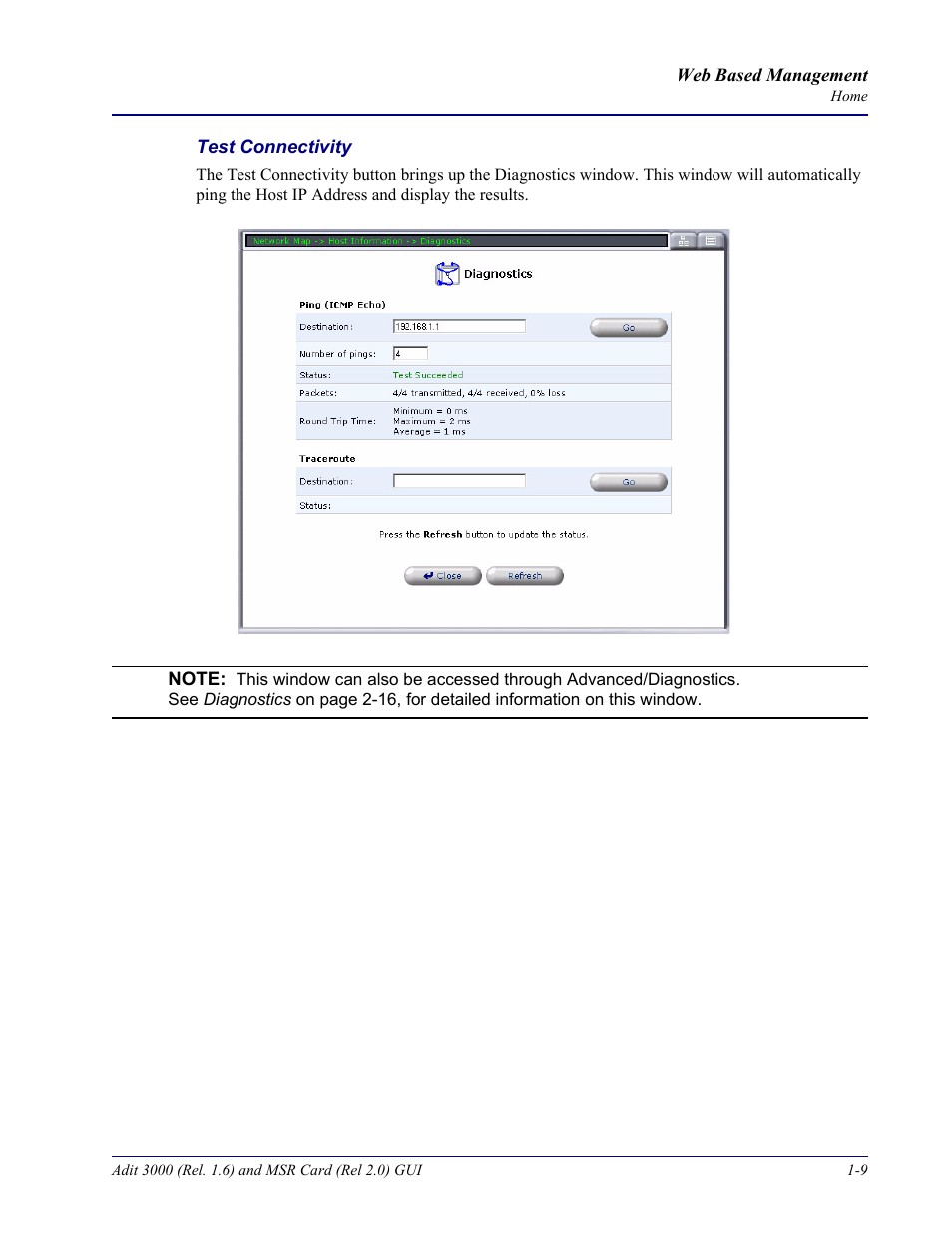 Carrier Access Multi-Service Router (MSR) Card MSR/Adit 3K GUI User Manual | Page 17 / 262