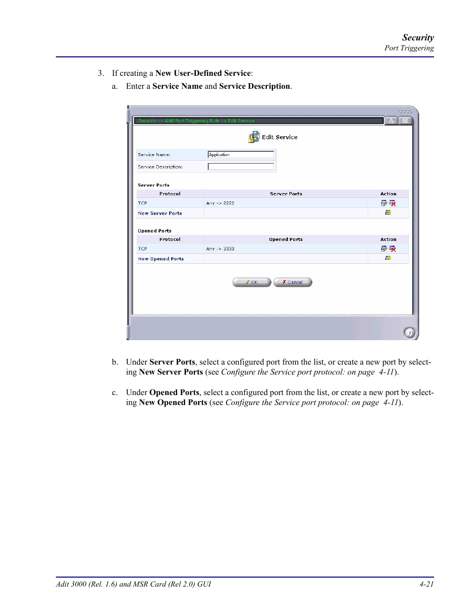 Carrier Access Multi-Service Router (MSR) Card MSR/Adit 3K GUI User Manual | Page 175 / 262