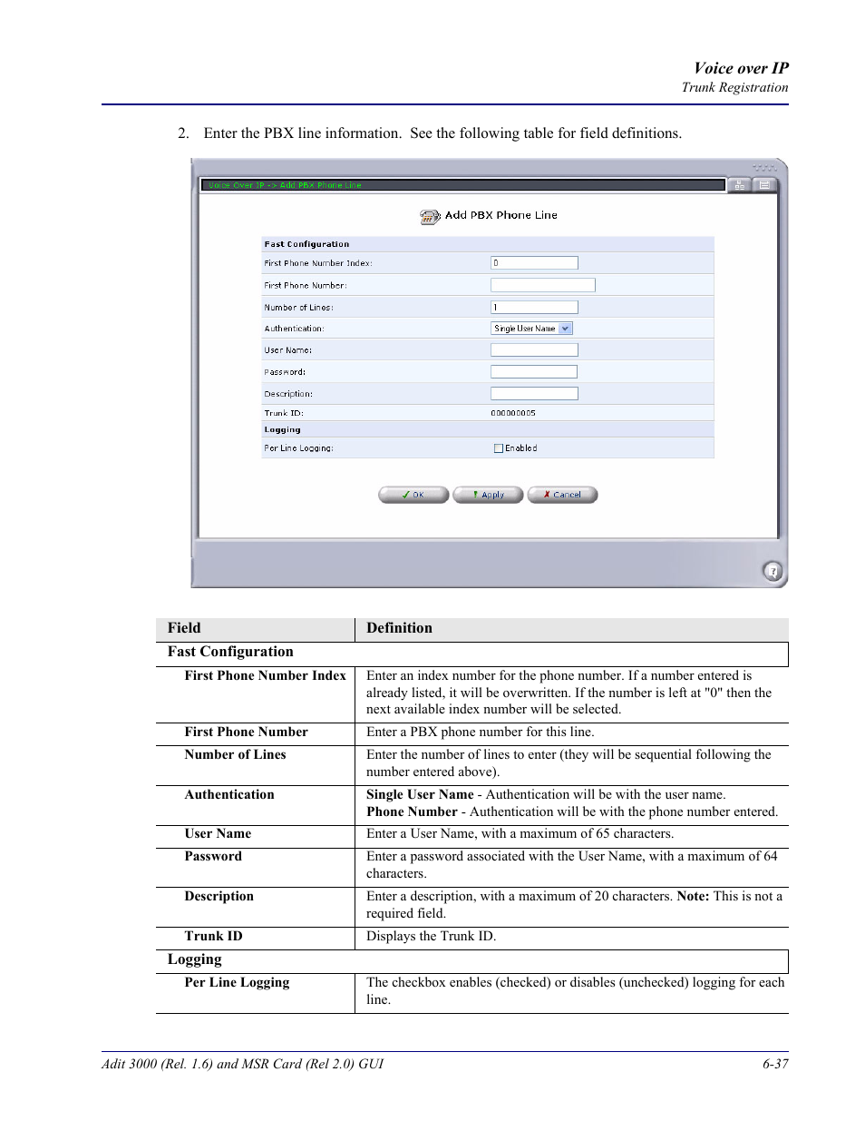 Carrier Access Multi-Service Router (MSR) Card MSR/Adit 3K GUI User Manual | Page 243 / 262