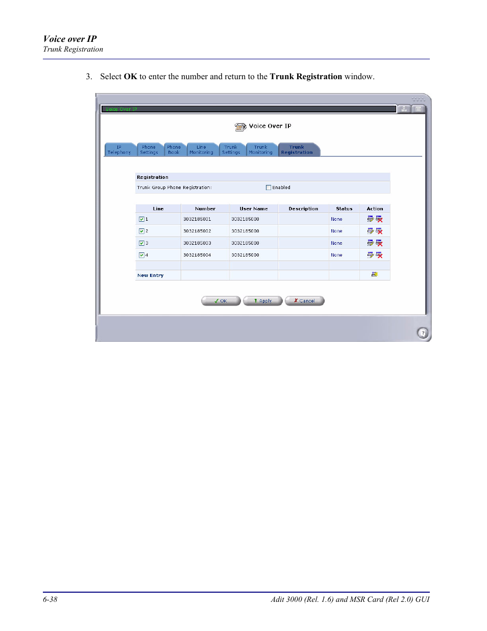 Carrier Access Multi-Service Router (MSR) Card MSR/Adit 3K GUI User Manual | Page 244 / 262