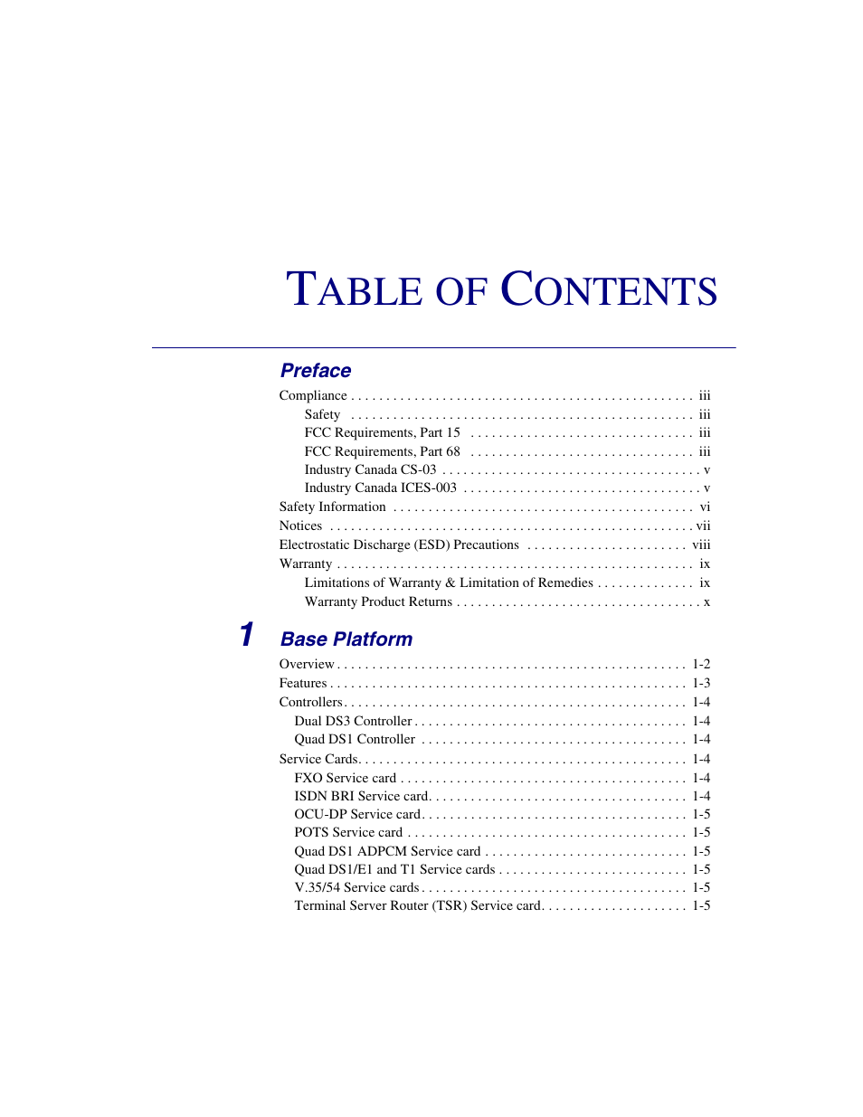Carrier Access Network Device Axxius 800 User Manual | Page 11 / 568