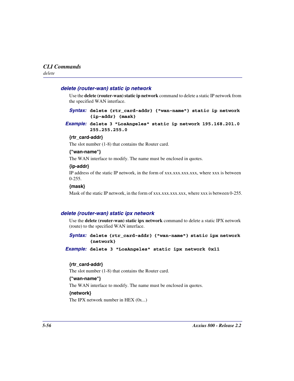 Carrier Access Network Device Axxius 800 User Manual | Page 156 / 568