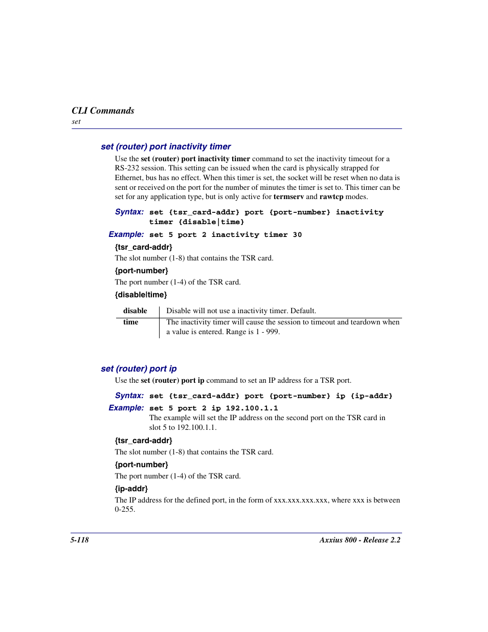 Carrier Access Network Device Axxius 800 User Manual | Page 218 / 568