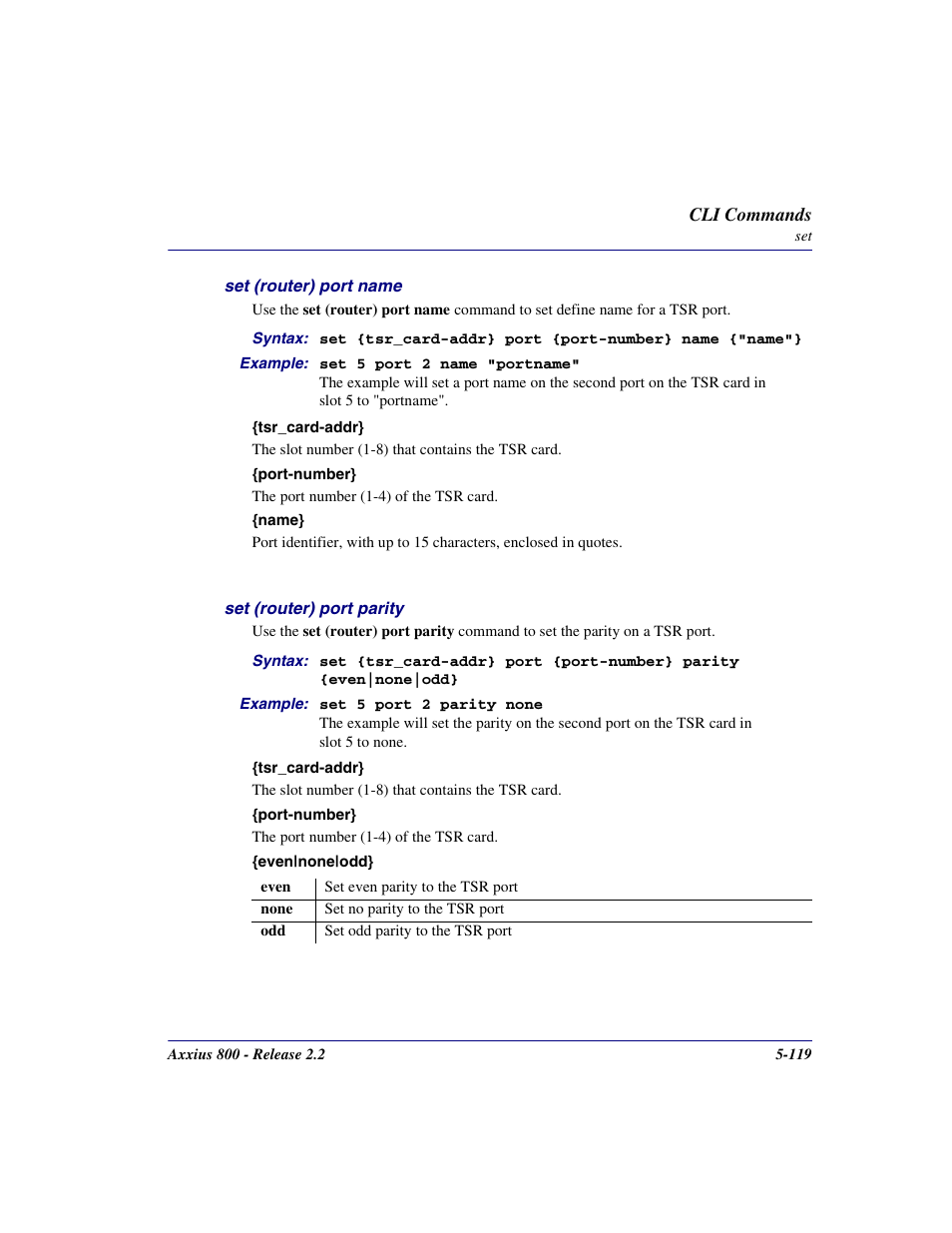 Carrier Access Network Device Axxius 800 User Manual | Page 219 / 568