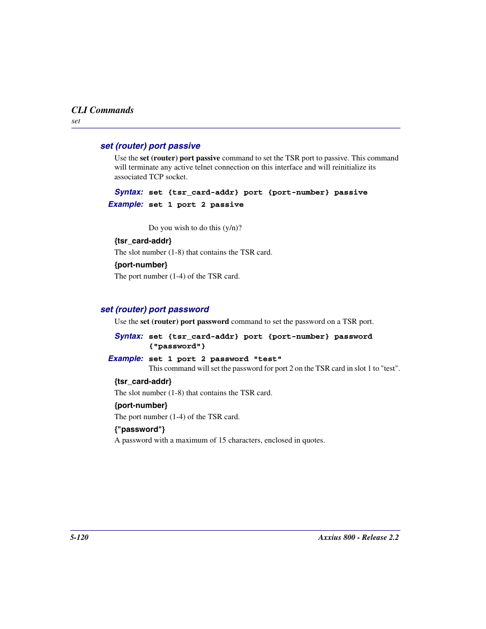 Carrier Access Network Device Axxius 800 User Manual | Page 220 / 568